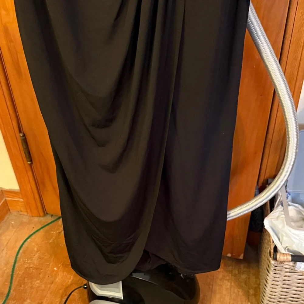 Eloquii Elegant Black Long Sleeve Dress. Sz 16. Black. NWT - Picture 3 of 4